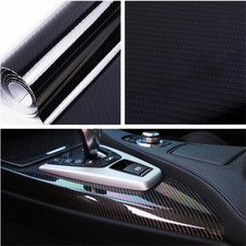 7d Carbon Fiber Gray High Gloss Auto Vinyl Wrap Sticker Sheet Film Decal Diy 6d