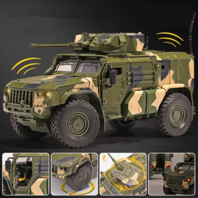 マテル ミニカー 32 U.S. ARMY 1:32 Alloy Tiger Armored Military Truck Model Diecast Off