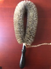 Brush Clothing Upholstery Drapes Lint 12 Loop Wood Handle Vtg