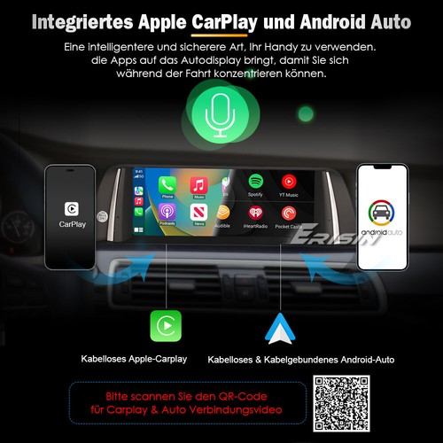 8-Kern 10.25" CarPlay Android 14 Autoradio GPS Navi BMW 5er F10/F11 CIC IPS DAB+ - Bild 5 von 24