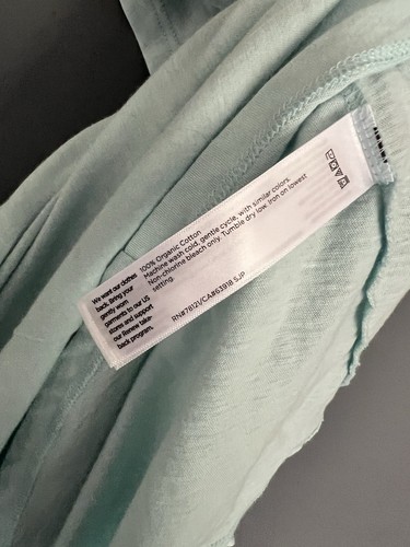 Eileen Fisher Women's Size XL 100% Organic Cotton Pocket T Shirt Top Tee - Picture 6 of 6