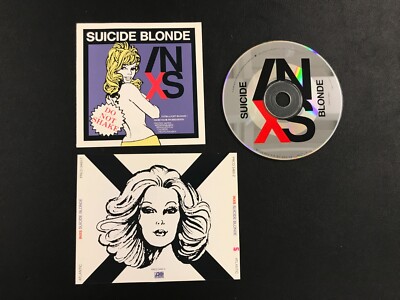 1990 INXS: Suicide Blonde w/Remixes DJ Promo CD Near Mint Single w/Sleeve