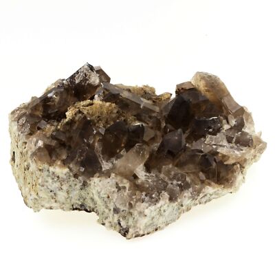 Steine Und Mineralien. Rauchquarz. 1635,1 Cts. Mont-Blanc-Massiv, Frankreich.