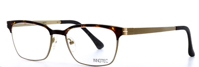 OGI INNOTEC Colt 5191 Tortoise Gold Unisex Square Eyeglasses 51-18-145 B:35