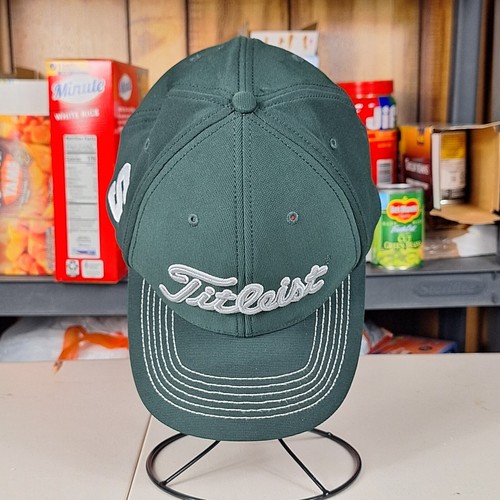 Titleist Golf Hat Fitted Cap MSU Michigan State Spartans Green Adult L/XL e