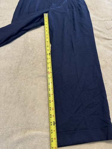 Lauren Ralph Lauren Pants Mens 33x30 Blue Plaid Lightweight Cuffed - Bild 4 von 8