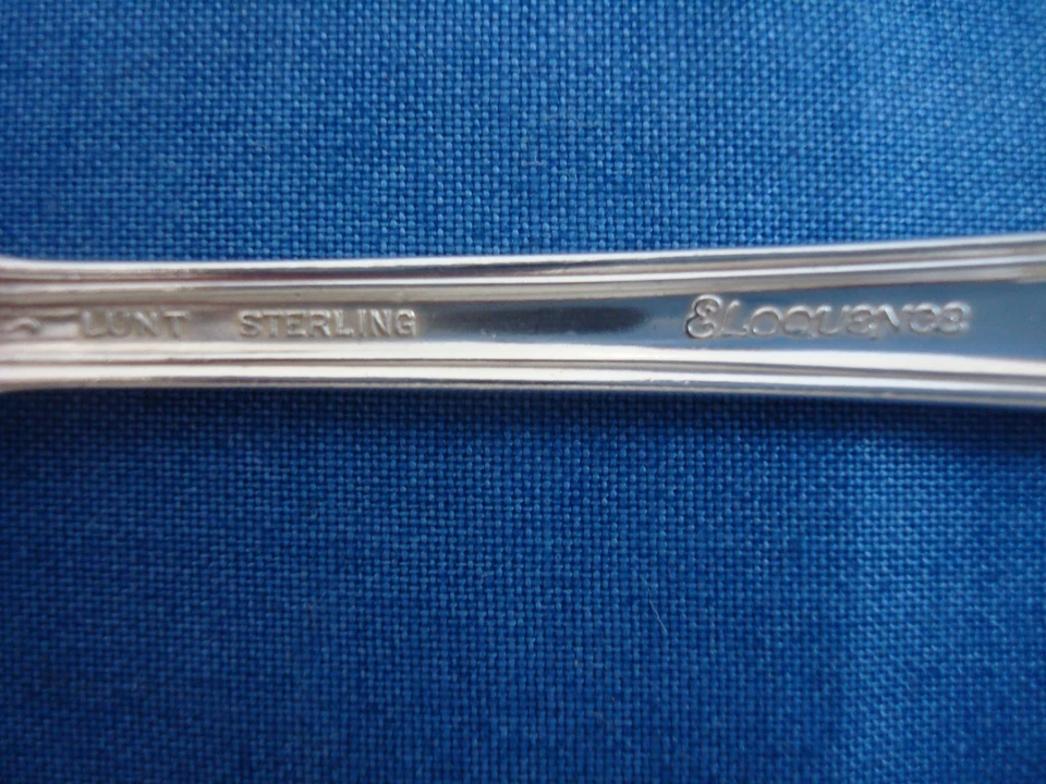 Eloquence by Lunt Sterling Silver Regular Size Place Setting(s) 4pc Vintage - Image 3 of 4