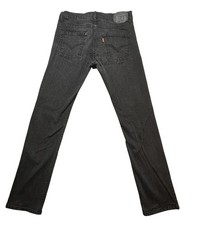 Levi's 511 Slim Jeans Boys 20 Regular 30x30 Black Denim Stretch Youth Zip Fly