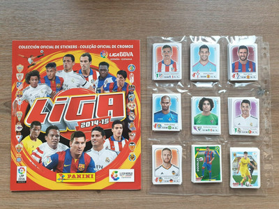 Panini, La Liga Santander 2014 2015, Complete Sticker Set + Empty Album, 14 15