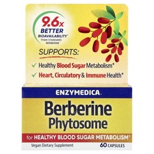 Berberine Phytosome, 60 Capsules (275 mg per ...