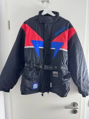 Vintage 90s DRAGON Motorradjacke MOTO Line Retro Racing Waterproof Biker
