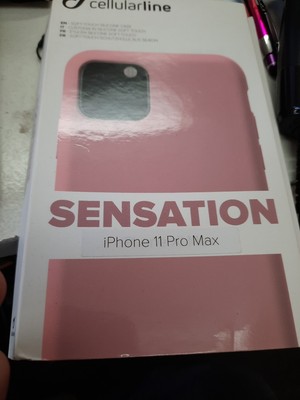 Cellularline Sensation Soft-touch Silikon Cover Case Rosa Für Iphone 11 Pro Max