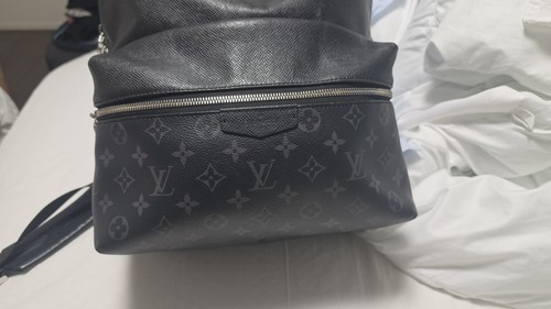 Louis Vuitton Discovery Backpack PM Black Leather/Canvas