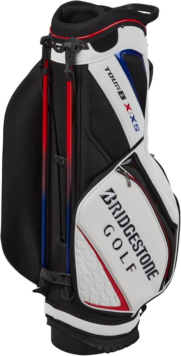 BRIDGESTONE Golf Men's Stand Caddy Bag TOUR REPLICA 9.5 x 47 in