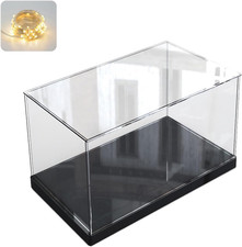 Clear Acrylic Display Case for Collectibles Assemble Transparent Acrylic Box Dus