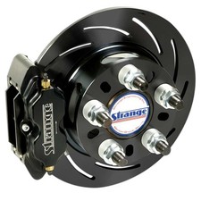 Strange Brake System Big Ford 4 Piston Caliper 13.050 In Slotted Steel Rotor Kit Strange Brake System Big Ford 4 Piston Caliper 13.050 In Slotted Steel Rotor Kit