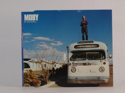 MOBY IN THIS WORLD (H82) 3 Track CD Single including Picture Sleeve MUTE