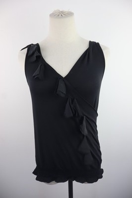 MAX&CO SLEEVELESS JERSEY TANK TOP WOMEN S WOMAN CASUAL VINTAGE T-SHIRT LOGO