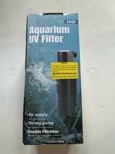 Aquarium UV Sterilizer Filter Light H4F Oxygen Pump Fish Pond Tank Clean