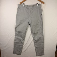 Levi's Men's Chinos 34x32 XX Chino Standard Fit Taper Leg Gray Stretch