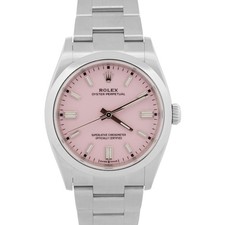 New 2026 Rolex Oyster Perpetual 126000 Pink Stainless Steel 36mm Box Papers