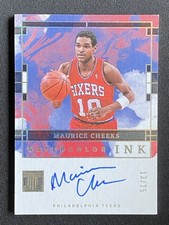 Maurice Cheeks 2023-24 Panini Impeccable Watercolor Ink Auto /25 #WCS-MCP
