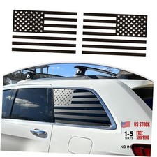 Side Window American Flag Decals for Car SUV Trucks, Universal Matte USA Flag