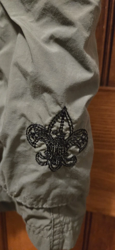 Boy Scout Of America Short Adult Medium Green BSA Supplex Nylon Cargo Drawstring - Image 4 of 4