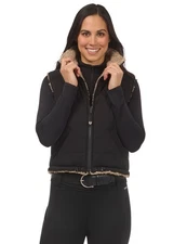 Kerrits Double Up Reversible Crop Vest - Black