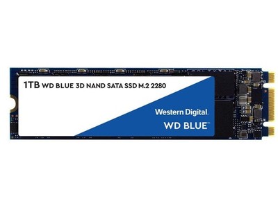 Western Digital 2TB WD Blue 3D NAND Internal PC SSD - SATA III 6 Gb/s, M.2 2280.