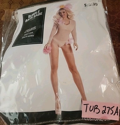 Women's Halloween Sexy Costume Bubble Bath Babe Adult Size L New 3 Piece | eBay Women's Halloween Sexy Costume Bubble Bath Babe Adult Size L New 3 Piece | eBay