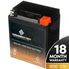 Chrome YTX14AHL-BS High Performance Sealed AGM Motorcycle Battery 12V 185 CCA