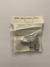 NIP Civil War Confederate Union Lead Soldier on Box Unpainted Bivouac Inc. A 