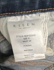 Risen Mid-Rise Regular Fit Cropped Jeans wide leg Stretch Denim 5-Pocket — photo 7