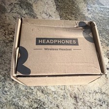 VJ033 Wireless Bluetooth Over-Ear Headphones Black Built-In Mic 40mm