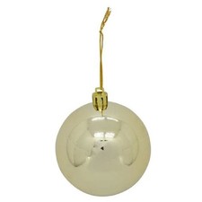Tremont Floral Gold Ball Christmas Tree Ornaments 8 Piece Set 2.75 Inch