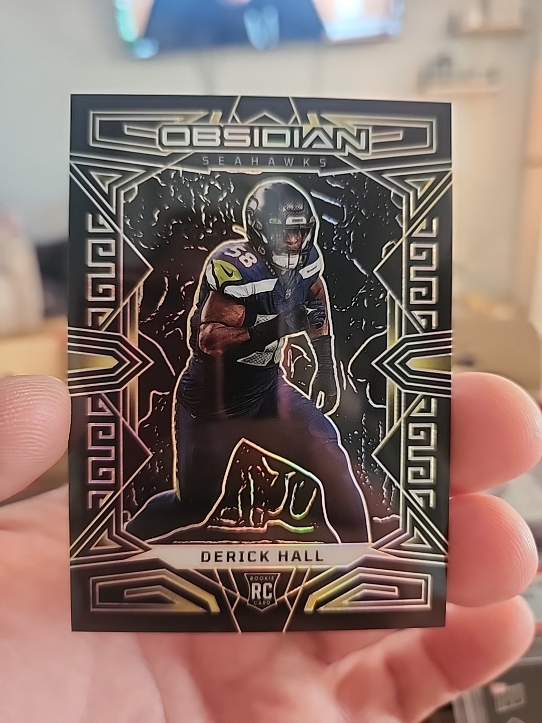 Derick Hall Panini Obsidian #187 Base