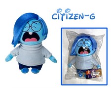 NEW Disney Pixar SADNESS Plush   Inside Out 2   Small 11'' NWT