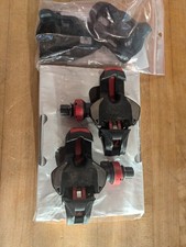 Time Xpro 12 Carbon Road Bike Pedals Titanium Spindle Black/Red