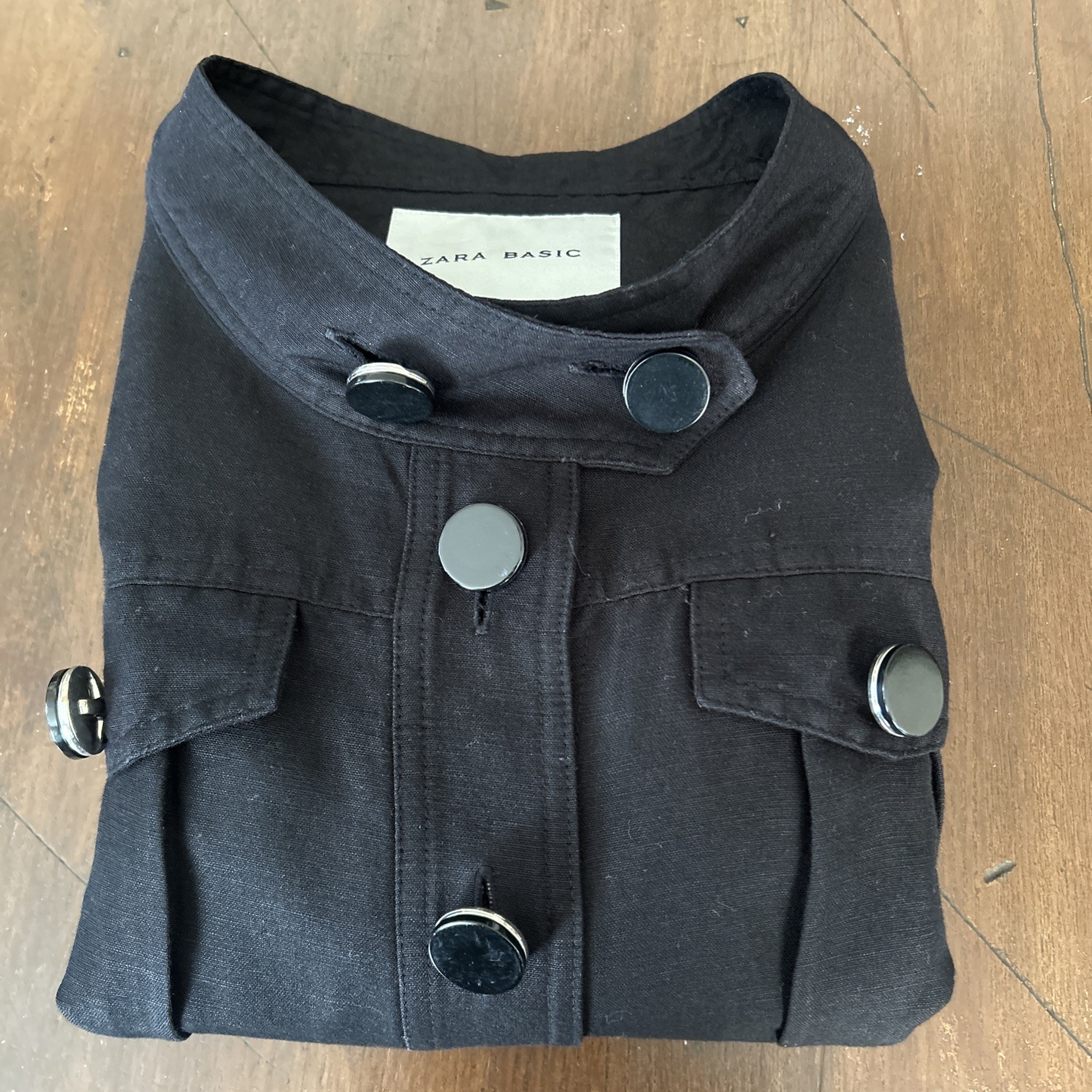 Zara Basic  Black Jacket Size “L (B-XC) - image 11