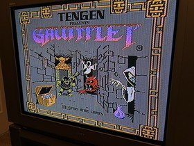 Gauntlet Tengen (Nintendo NES, 1987) Authentic Cartridge w/ Manual Tested