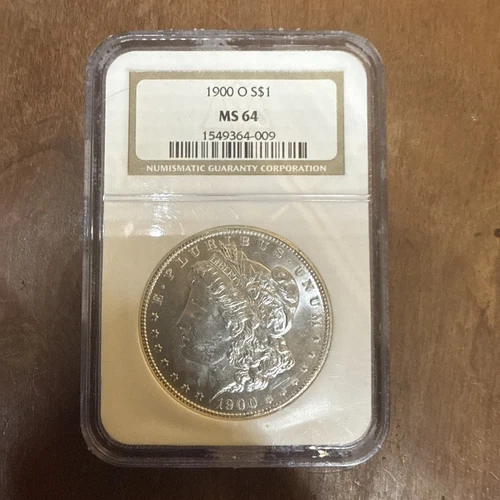 1900 Morgan Dollar CERTIFIED NGC MS 64 Silver Dollar