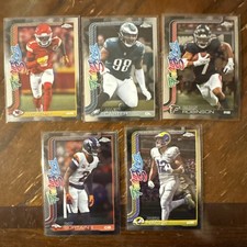 Topps Chrome NFL 2025 Football Insert Lot Future Stars 5 Cards 