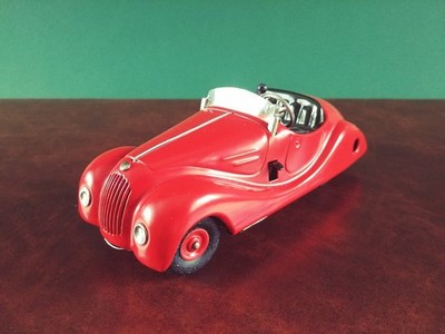 1950's US Zone Schuco #4001 Examico Tin Wind-up BMW 328 Tinplate w