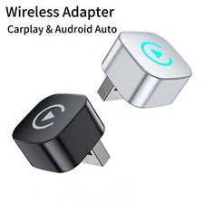 FLEAVER USB Auto Wireless CarPlay Adapter For iPhone Wireless Dongle Plug ＆ Play
