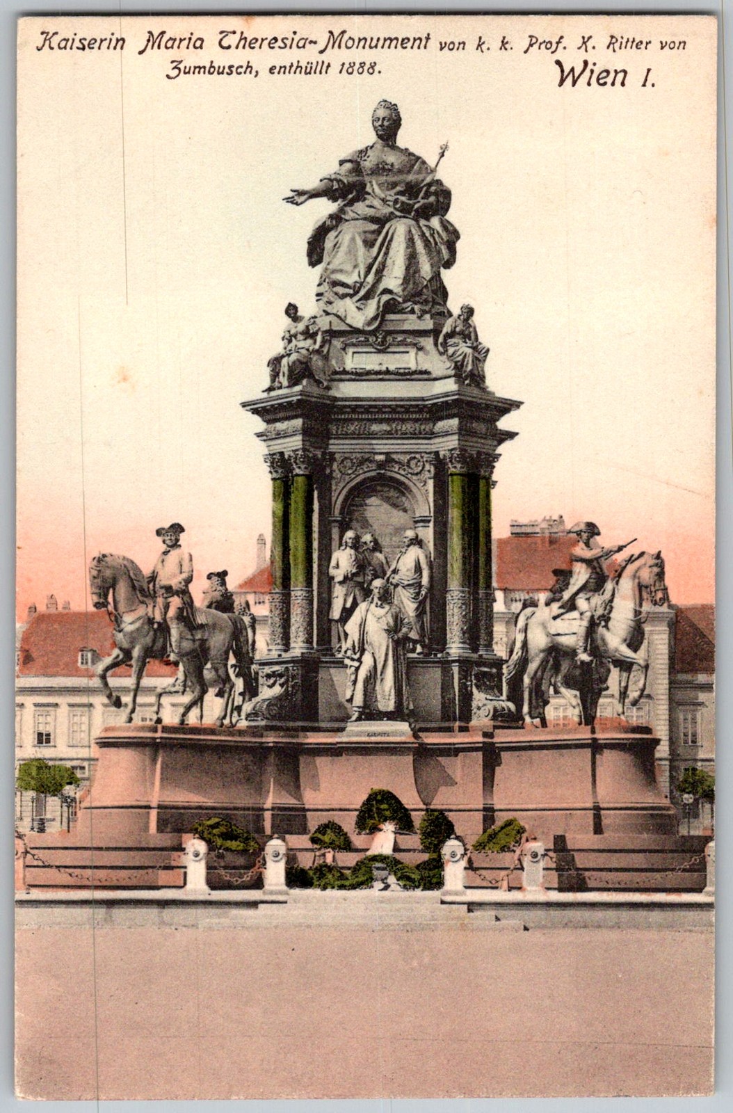 Antique Postcard Kaiserin Maria Theresia Vienna, Austria 1900s