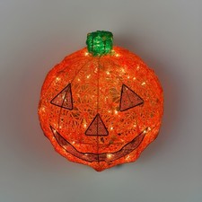Vintage Halloween Spaghetti  Pumpkin Lights U...