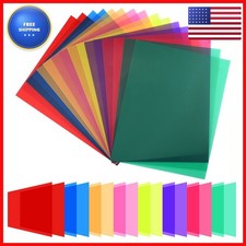 Bokingone 16 Pcs Color Correction Gel Filter For - Overlays Gel Plastic