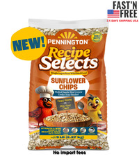 Pennington Recipe Selects Sunflower Chips Wild Bird Food, 5 lb.