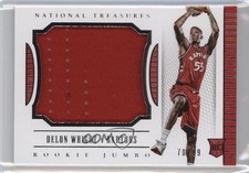 2015 Panini National Treasures Rookie Jumbo Materials 70/99 Delon Wright #28 5x8
